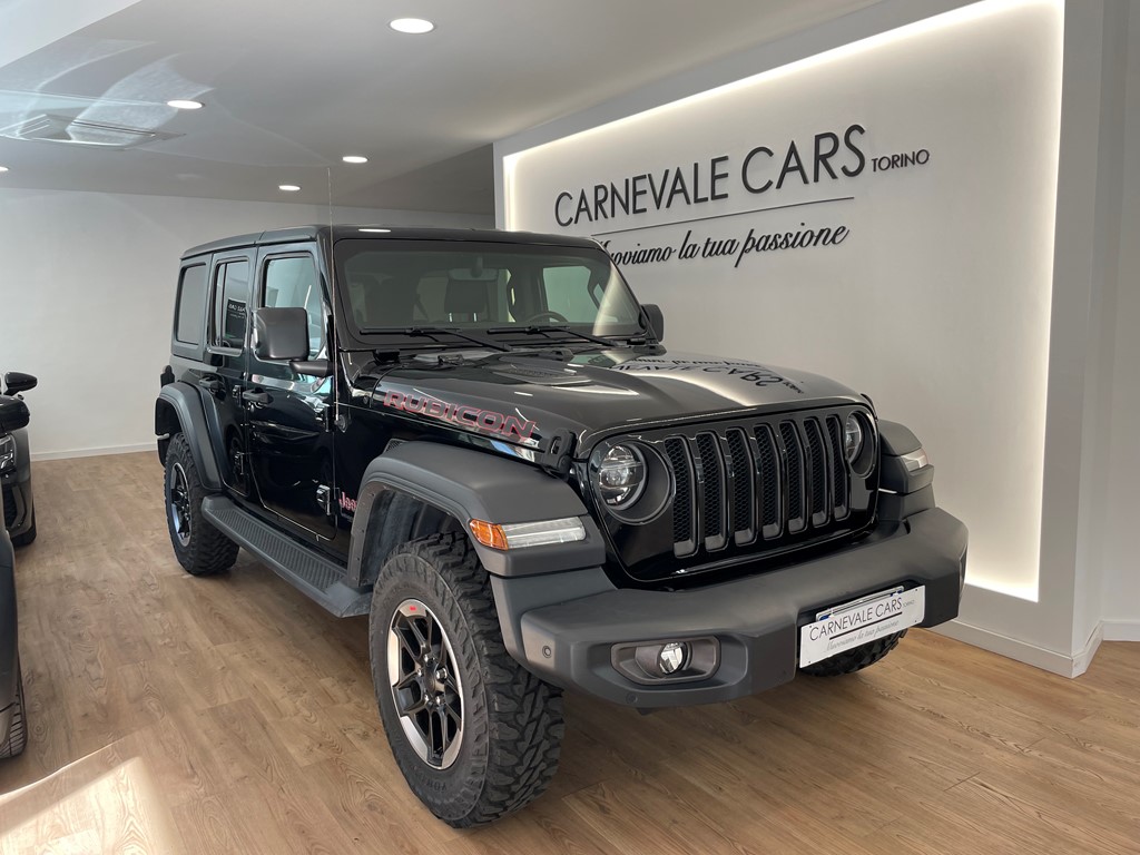 Jeep Wrangler Unlimited 2.2 mjt Rubicon 200cv *IVA ESPOSTA* nero - auto usato
